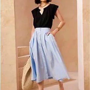 Lot of 2 NWT Banana Republic Crepe Top M